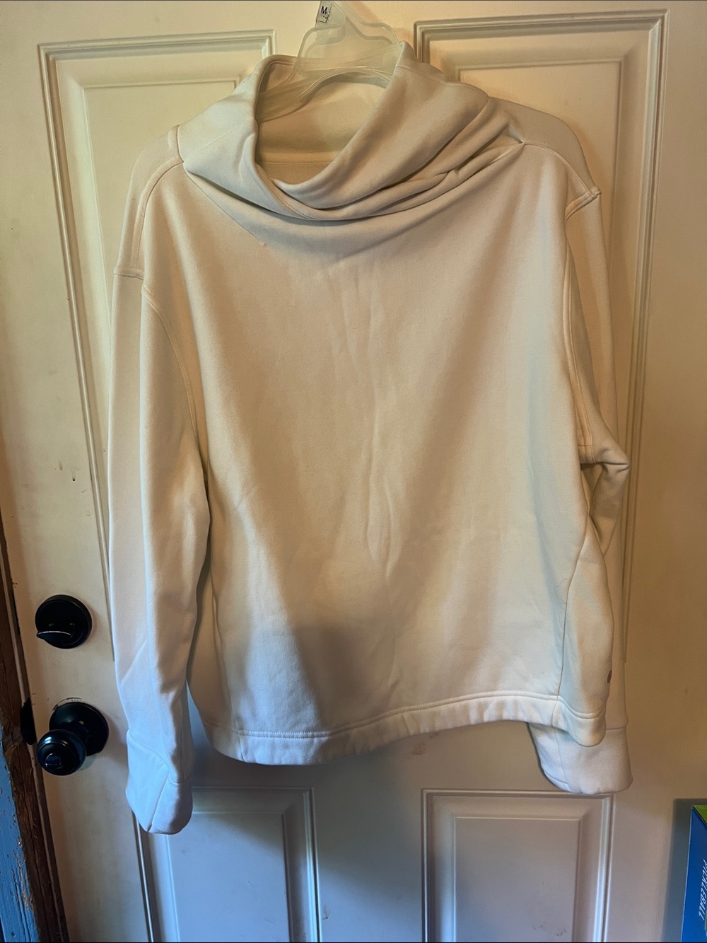 Apana White  Cowl Neck Pullover Sweater XL NWOT